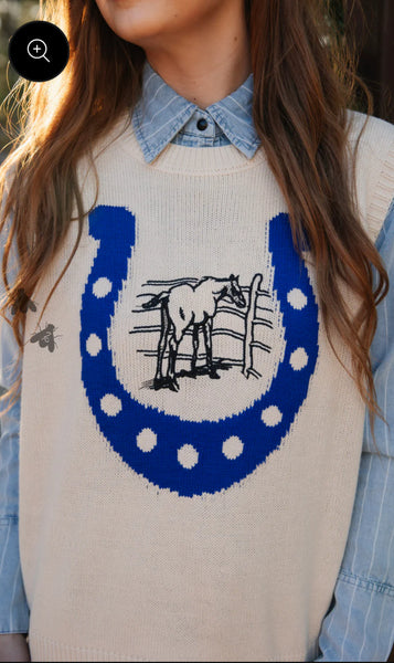 Stay Lucky Sweater Vest