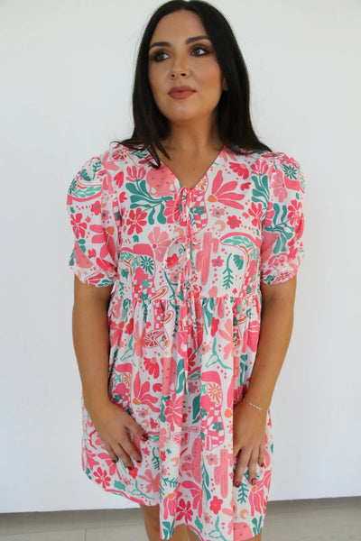 Boho Floral Dress