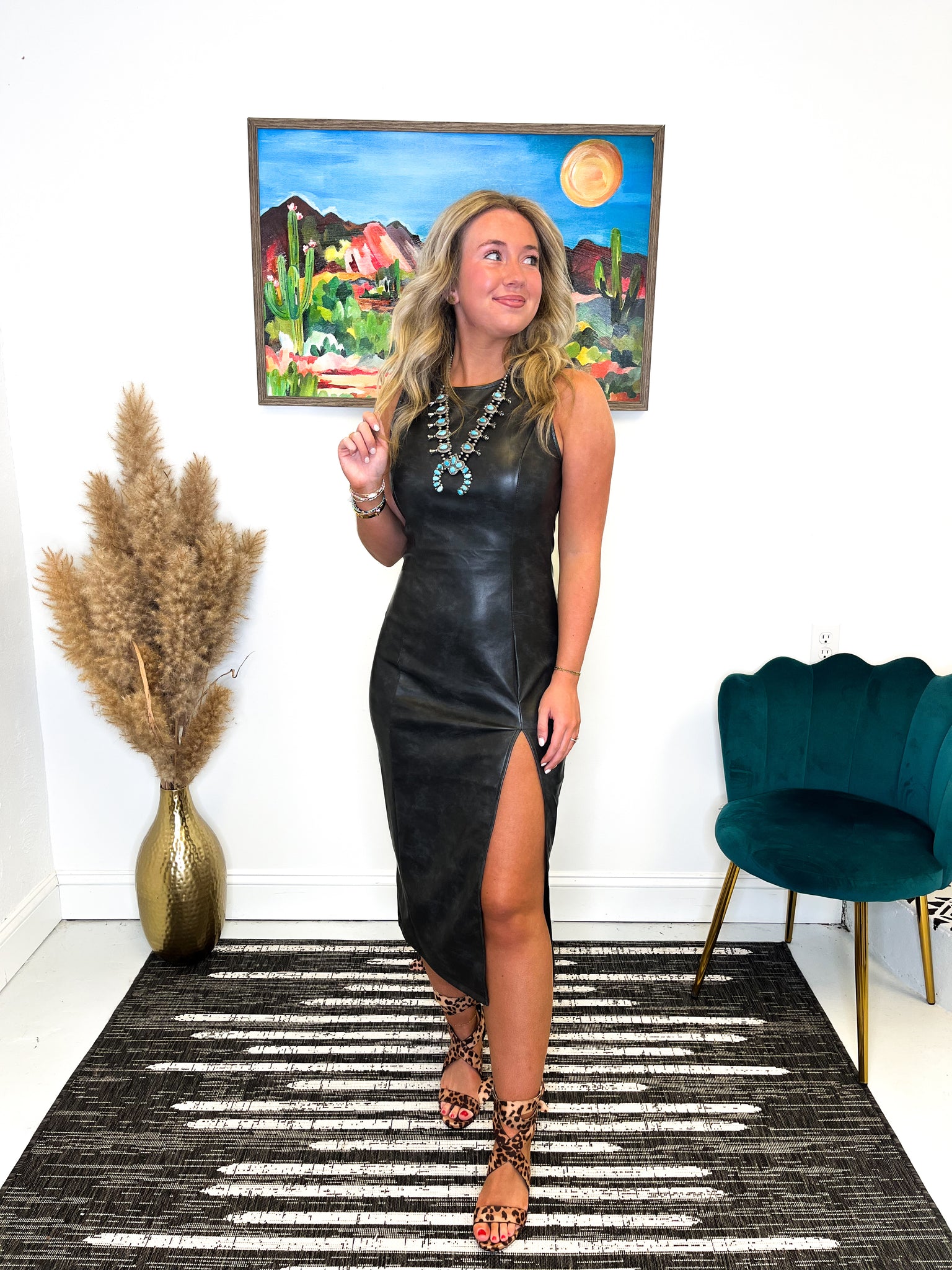 That Gurl Leather Dress