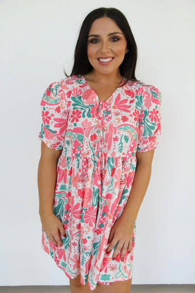 Boho Floral Dress