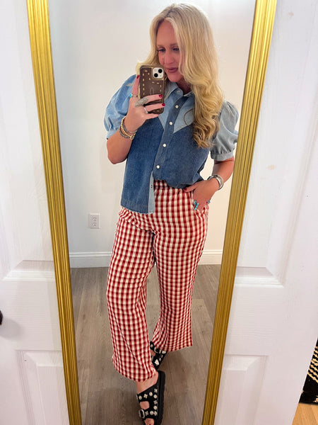 The Liberty Denim Blouse