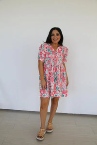 Boho Floral Dress