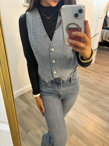 The Savannah Denim Vest