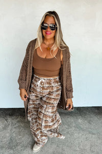 PreOrder Plaid Behavior Wide Leg Pants