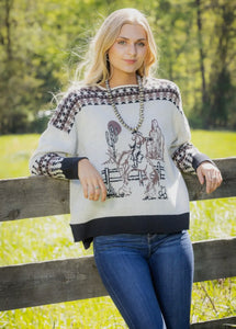 Vintage Cowgirl Sweater