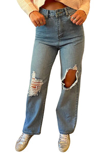 Theo Wide Leg Denim Jeans