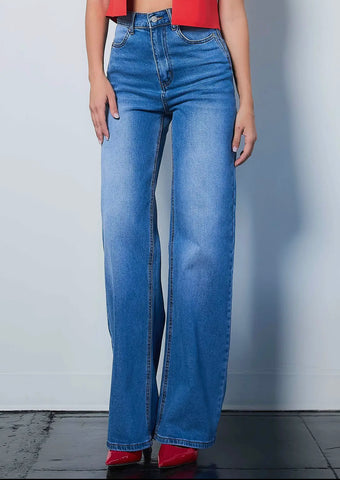 Lennox High Rise Wide Leg Jeans