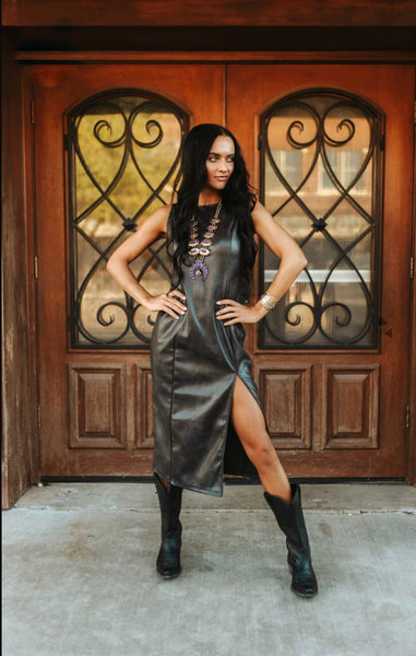That Gurl Leather Dress