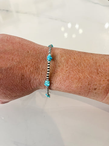 Authentic Turquoise/Navajo Pearl Bracelet