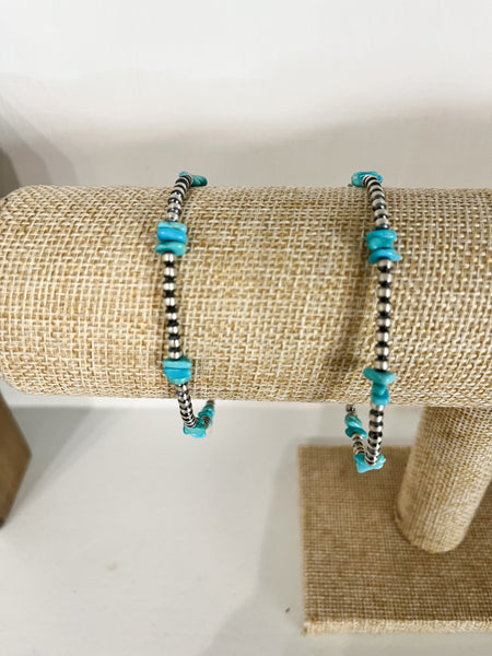 Authentic Turquoise/Navajo Pearl Bracelet