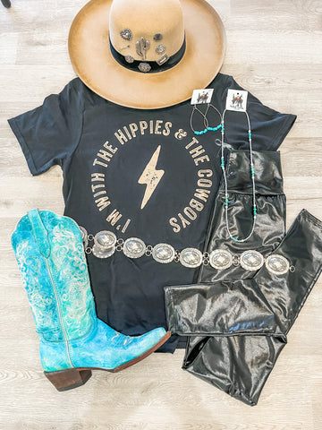 Hippies and Cowboys Tee