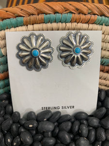 Turquoise Concho Studs