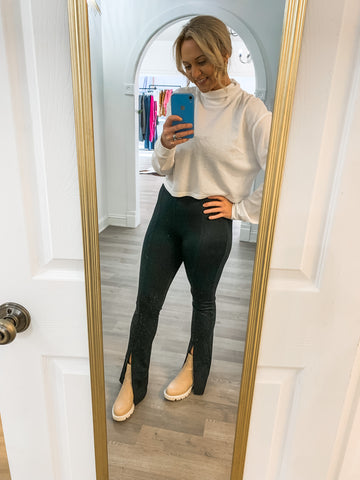 SLIT Happens Yoga Pants