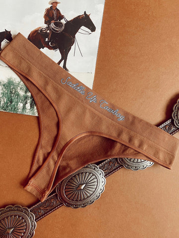 Saddle Up Cowboy Thong