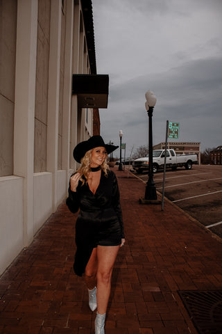The CoCo Satin Romper