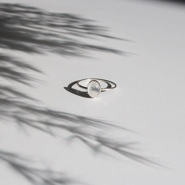 Durango Stacking Ring in Moonstone